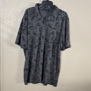 Travis Mathew Casual Men’s Polo Style Shirt XXXL Black/Gray